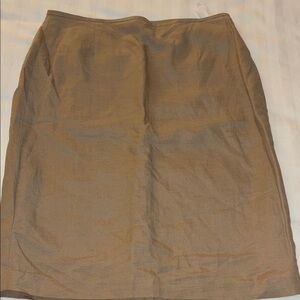 Classic Pencil Skirt in Light Brown